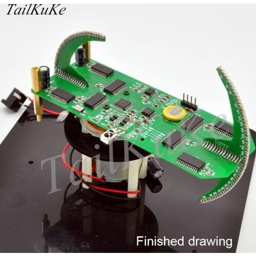 Double Ball Rotation LED New POV Suite of Creative Clock Parts Electronic Training Kit LED Display