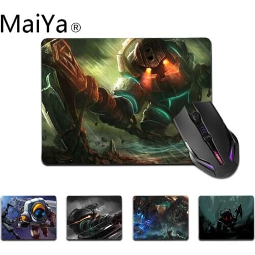 Maiya High Quality League of Legends Nautilus DIY Design Pattern Game mousepad Top Selling Wholesale Gaming Pad mouse