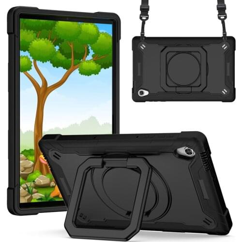 High Duty Coque For Lenovo Tab M10 HD (2nd Gen) TB-X306F X306X 10.1 2020 Shockproof 360 Stand Holder Tablet Case + FilmPen