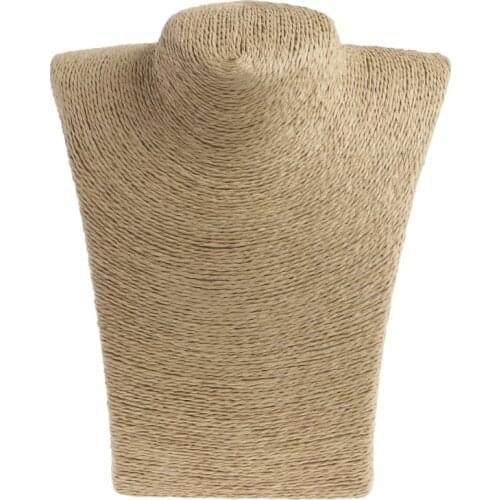 Woman Rope Mannequin Bust Jewelry Display Stand Shelf Holder Necklace Bust Stand