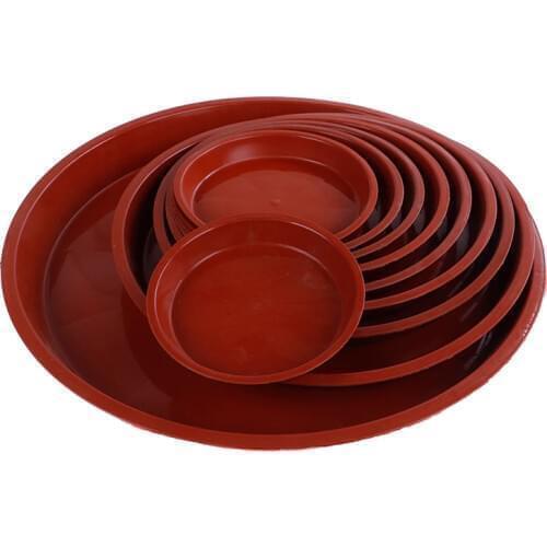 1PCS Round Shape Plastic Solid Color Garden Pot Saucer Plant Pot Drip Tray Planter Pallet Flower Pot Tray Home Garden Pot Case