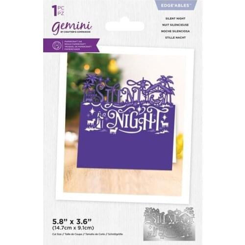 2021 AliliArts Metal Cutting Dies Silent Night Edge diy Scrapbooking Photo Album Decorative Embossing PaperCard Crafts Die