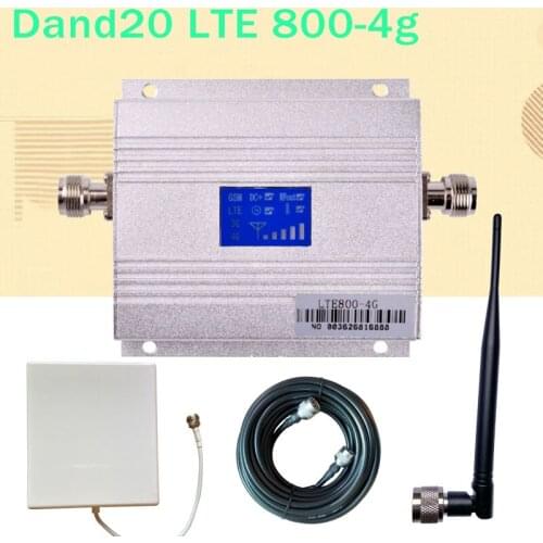 2021 Band20 LTE 800MHz 4G Netzwerk Mobile Signal Booster 800Mhz 4g Handy Cellular Verstärker 4G signal repeater GSM 4g Antenne