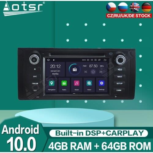 Android 10 Audio Car radio For BMW M5 E39 1995-2003 Car Multimedia Player DVD GPS Navi Stereo Unit Recorder