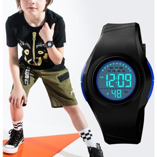 SKMEI Boy Digital Watch Sport Stopwatch Waterproof Children Watches Fashion Luminous Alarm Clock Kids Watch Relogio Infantil