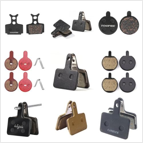 4 Pair MTB Bicycle Resin Semimetal Disc Brake Pads For Shimano B01S M375 M395 M446 M485 M486 M416 Deore M515 M525 Bike Brake