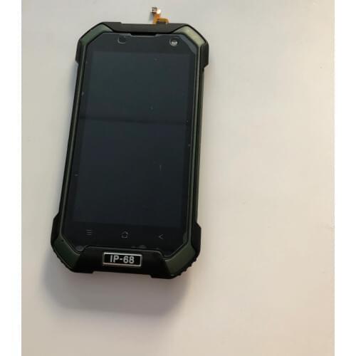 Blackview BV6000S Used LCD Display Screen + Touch Screen + Frame+Receiver Speaker Voice Receiver For Blackview BV6000S