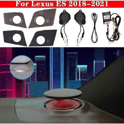 For Lexus ES 2018-2021 LED interior illuminated Ambient Light Rotating Midrange Treble Lamp Automatic Lift tweeter