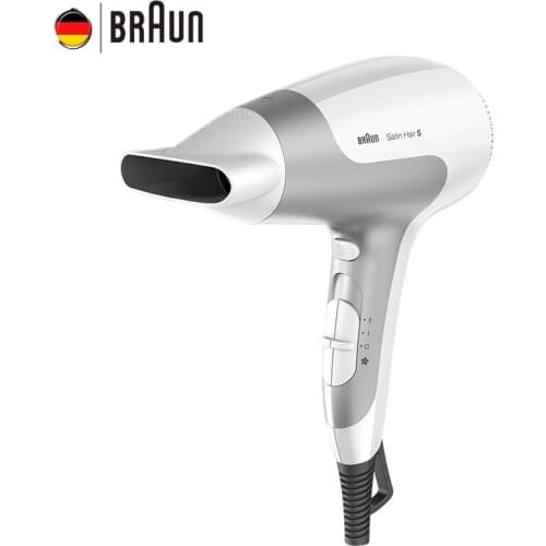 Braun Hair Dryer Unfoldable Handle Electric Anion Ultra Quiet Fast Drying Sleek and Stylish Design Hair Protector HD580