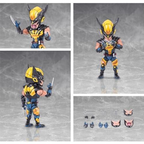 Marvel X-men MA Wolverine Logan BJD Joint Moveable Action Figure Collection Model Toys
