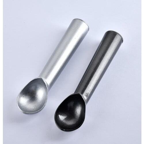 Ice Cream Tools Portable Aluminum Alloy Non-stick Anti-feeze Ice Cream Scoop Spoon For Home Kitchen Accessories