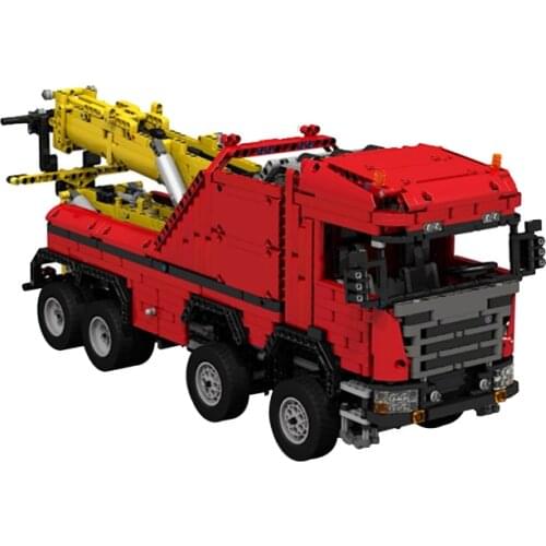 MOC Car 8x8 Extreme Truck MOC 0583 Arocs Model Building Blocks High-tech 6x6 All Terain Toys Truck Brick Christmas Gifts