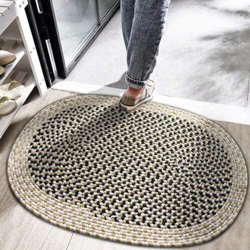 Rug Thicken Floor Mats Bathroom Absorbent Non-slip Mats Entrance Hall Area Mats Polypropylene Fibers Carpet