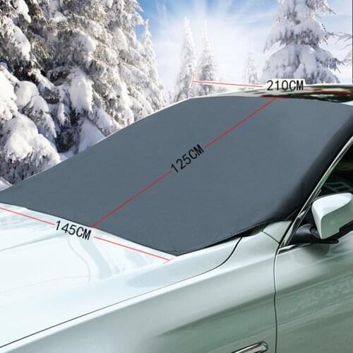 Automobile Magnetic Sunshade Cover Car Windshield Snow Sun Shade Waterproof Protector Cover Car Front Windscreen Cover