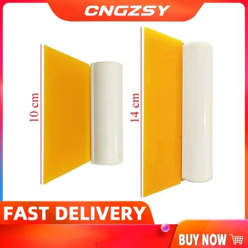 14cm Mini Turbo Squeegee Window Film Tools Tube Rubber Squeegee Water Blade Decal Wrap Applicator 5.5" Car Home Tint B27