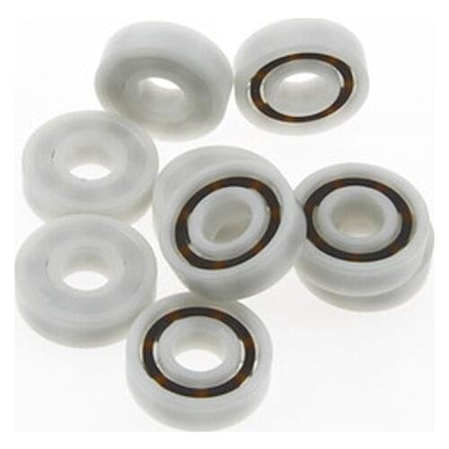 2pcs 17mm-25mm inside diameter PNY nylon engineering plastic POM bearings bass insulation bearing 22mm-42mm OD 6mm-9mm thick