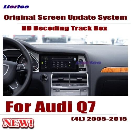 Original Car Screen Update Decoder system For Audi Q7 4L 2005-2013 2014 2015 Parking Rear view Camera Carplay Adapter Cable