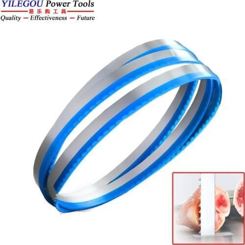 1550mm Band Saw Blades Cutting Bone, Frozen Fish, Meat. 1550 x 16 x 0.56mm x 4Tpi Food Bandsaw Blade Width 16mm