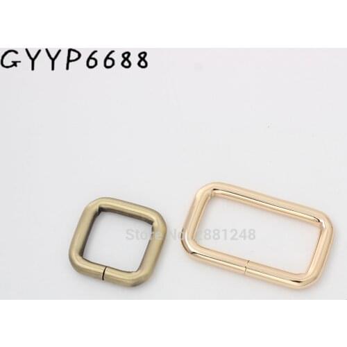 10pcs 19mm 26mm 38mm High quality Metal Slides Roller square Buckles Strap Belt Buckles metal buckles decorative rectangular