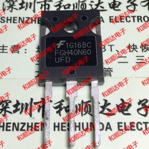 10pcs/lot FGH40N60UFD New stock TO-247 600V 40A