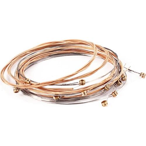 12Pcs Durable Stainless Steel Guitar Strings Replacement 12 Strings Electric Guitar Strings Set for Guitar Parts Accessories