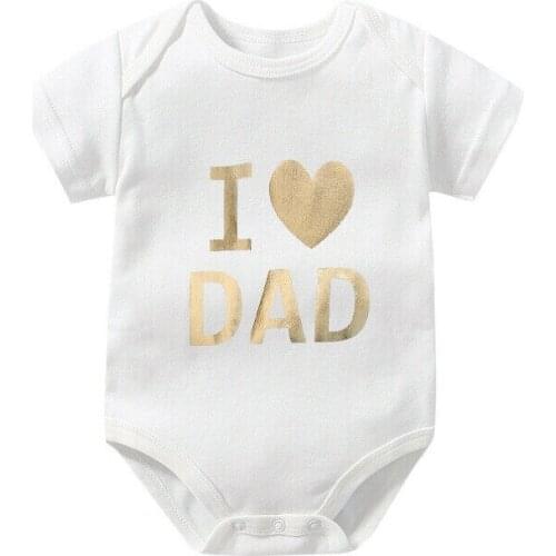 2020 Mothers Day Newborn Baby Boys Girl Long Sleeve Letter Print Bodysuit Jumpsuit Clothes