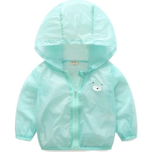 2020 new summer kids Sunscreen clothes boys girls Kids hoodies sweatshirts Comfortable Ultrathin rash guards baby Toddler tops