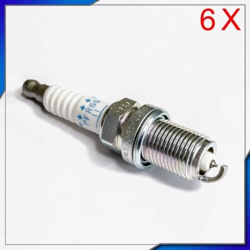 6PCS/LOT Iridium Spark Plug For Nissan Cefiro Maxima Lexus Acura Volvo 224011P116 PFR6G11 22401-1P116 PFR6G-11
