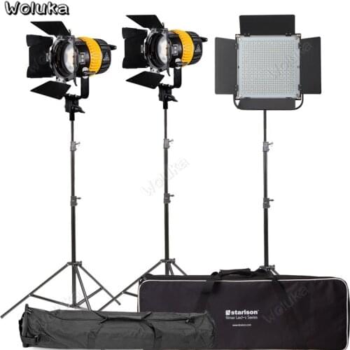 600S+800G LED Video light kit focusing spotlight LED panel light video professional micro-movie photographic light suit CD50 T10