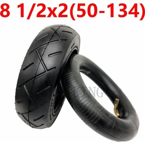 8 1/2x2(50-134) Inner Outer Tyre 8.5x2 Pneumatic Tire for Gas Electric Scooter Baby Carriage Folding Bicycle Accessories