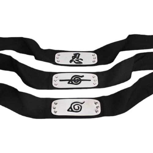 Anime Decor Headband That Protects The Forehead Cosplay Accessories Itachi Sasuke Kakashi Akatsuki 18 Style Full Set Adult Kid