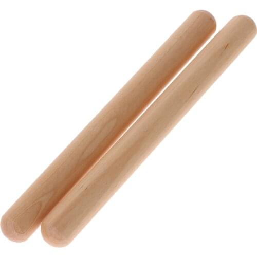 Rhythm Sticks Wooden Drum Sticks, Classic Claves Percussion Instrument, Kid Children Musical Toy Rhythm Learning