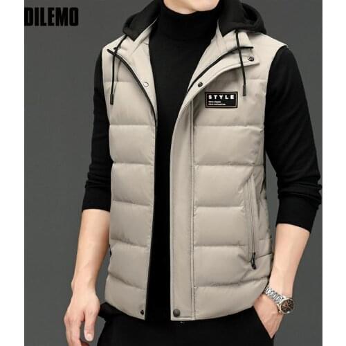 DILEMO Men's Down Jackets With A Hood