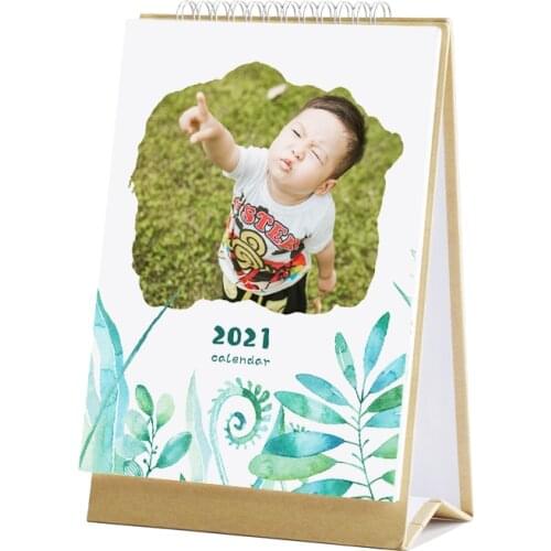 Calendar 2021 custom diy enterprise creativity to map to make baby photos simple vertical calendar self-made