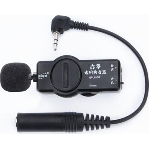 ENO EPU01GZ GUZHENG Microphone Pickup with Volume Control Black