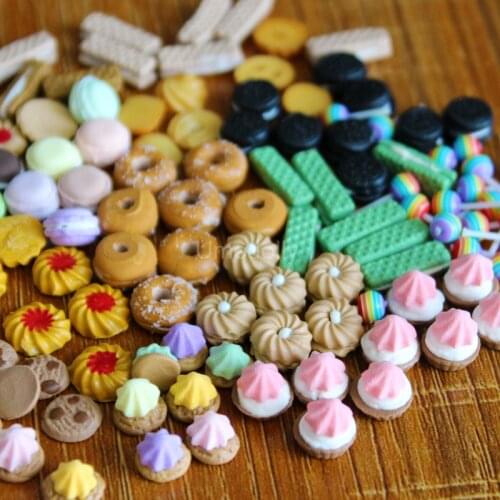 Cute 1:12 Miniature Dollhouse Cookies Candy Jar Pretend Play Mini Macaron for Blyth Barbies Doll Food Toy Kitchen Accessories