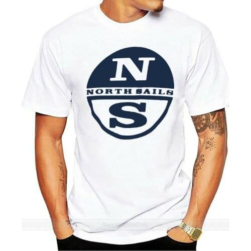Men T shirt North Sails s Cotton Casual O-Neck Shirt funny t-shirt novelty tshirt women