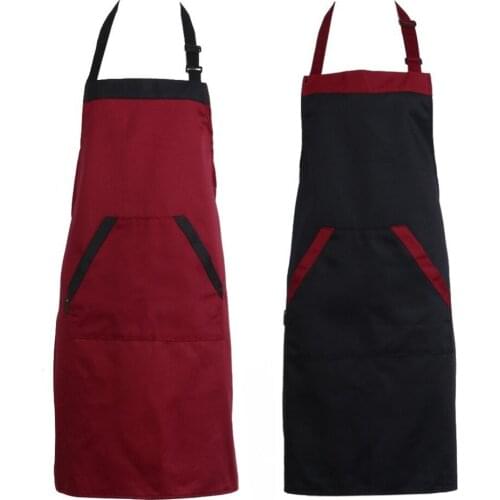 Selected Unisex Cooking Apron Dining Household Apron With Pocket Kitchen Cleaning Set Kitchen Apron Big Promotion