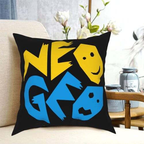 Neo Geo Arcade Pillowcase Printed Polyester Cushion Cover Decorative Throw Pillow Case Cover Home Zippered 40*40cm