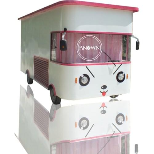 New smart electric street mobile food car fast food vending carts/outdoor coffee cart food kiosk /hot dog van for sale