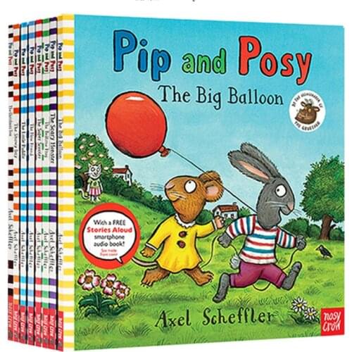 4-8 year 8 book/set Axel Scheffler Pip and Posy Childrens classic enlightenment English picture books Childrens comic book
