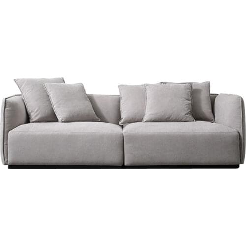 Nordic fabric sofa assembling latex combination living room apartment small sofa modern simple size apartment