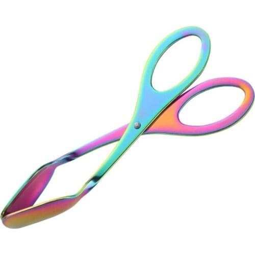 Stainless Steel Buffet Party Catering Serving Tongs Kitchen Food Salad Clip Clamp Pizza Bread BBQ Tongs