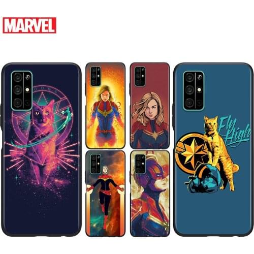 Silicone Cover Captain Marvel For Honor V30 View 20 V20 30i 30S 30 20S 20E 20i 20 Lite Pro Plus Phone Case