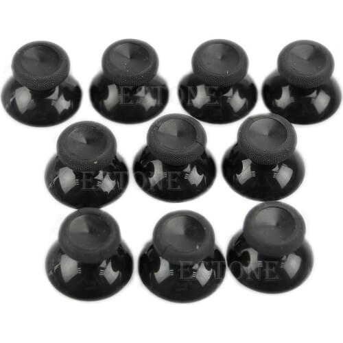 10pc Replacement Analog Thumbstick Thumb Stick for Controller Black New PXPE