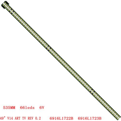 LED Backlight Strip for LG 49UB8800 49UB8200 49UF695V 6922L-0128A 6916l1722B 6916l1723B 49UB8300 49UB850V 49UB830V 49UB820V