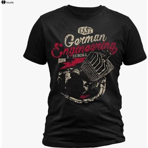 East German Engineering T-Shirt Schwarz + Keychain // Simson S50 S51 Schwalbe Unisex Tees