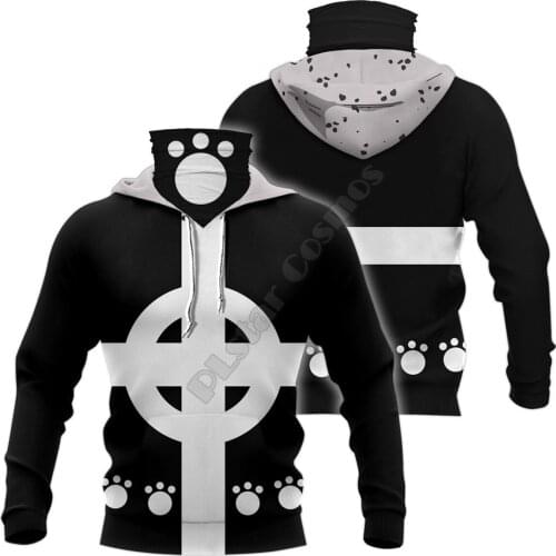 Fairy Tail 3D Printed Hoodies Fashion Sweatshirt Women Men Casual Pullover Hoodie Mask Warm Cosplay Costumes 07