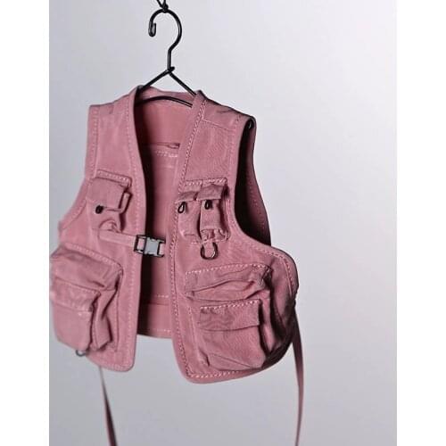 1/6 Scale Female Tactical Multiple pockets Vest Pink Color clothes for 12 inches TBL PH DIY Action Figures