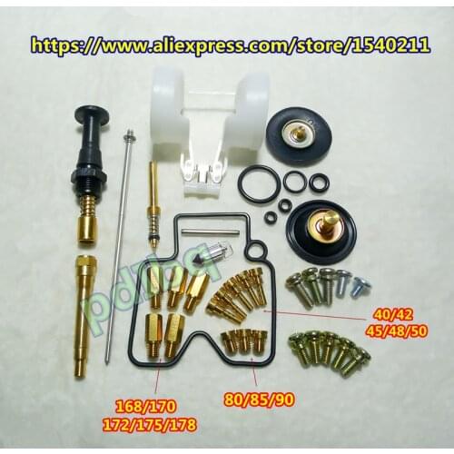 1 set $ 28) 1998~2000 year YM Off-road motorcycle WR400F Keihin carburetor repair kit Configure small diaphragm and float